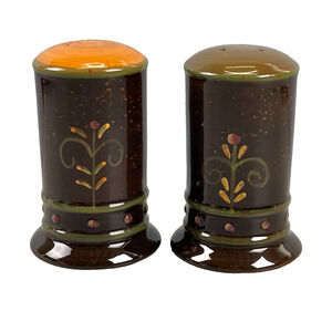 Demdaco Chocolate Berries Salt & Pepper Set Deb Hrabik 2002